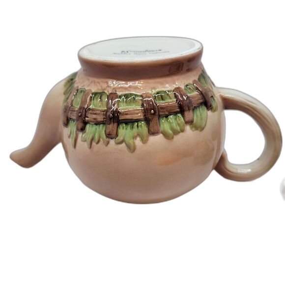 Baum Brothers Formalities Rooster Majolica Teapot Collection - Picture 5 of 9